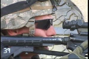 Strykers in Action in Baqubah