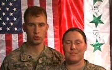 Sgt. Wick and Spc. Wick