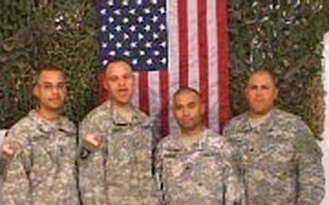 Staff Sgt. Rodriguez, Sgt. Bateway, Sgt. Buenitez, Spc. Jaleel