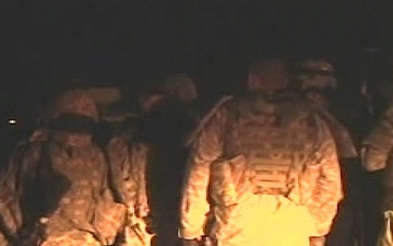 Soldiers Deliver Texas Barriers to Combat Observation Post