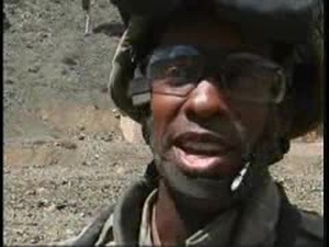 Soldier Fixes Humvees