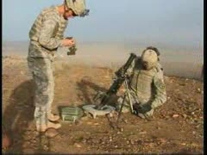 Mortarmen Protect Soldiers