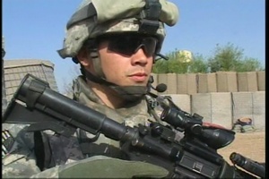 Soldiers Patrol Rushi Mulla