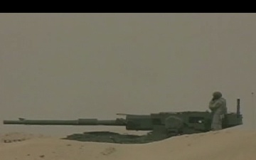 Strykers on the Range in Kuwait