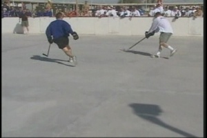 NHL Alumni Visit Service Members