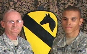 Lt. Col. Allen, Pfc. Trinidad