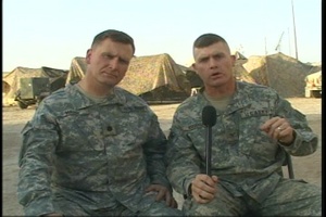 Col. Wayne and Lt. Col. Marr