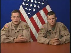 Chief Warrant Officer Burrows and Chief Warrant Officer Cianfrini