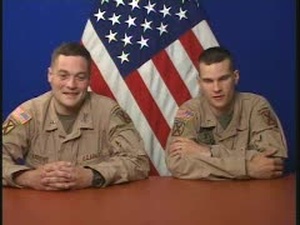 Chief Warrant Officer Burrows and Chief Warrant Officer Cianfrini