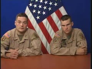 Chief Warrant Officer Burrows and Chief Warrant Officer Cianfrini