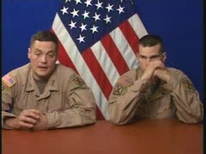 Chief Warrant Officer Burrows and Chief Warrant Officer Cianfrini