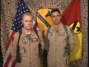 Chief Warrant Officers Johnson and Davison