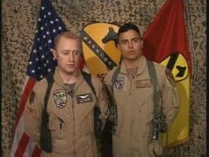 Chief Warrant Officers Johnson and Davison