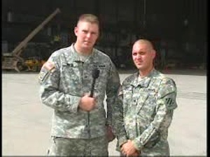 Sgt. Wafer and Spc. Lopez