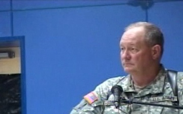 Maj. Gen. Simmons Awards Redeploying Units