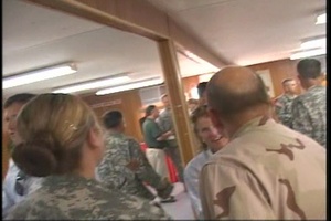 Rep. Doug Lamborn Has Lunch With Soldiers