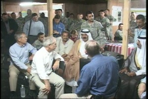 Senators Join Cobra Troop and Local Iraqi Sheiks