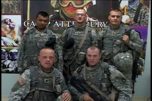 Spc. Storm, Pfc. Run, Pvt. Srep, Spc. Hodes, Pfc. Allen