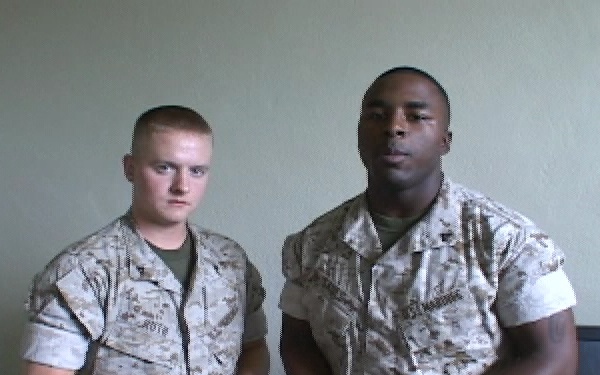 Lance Cpl. Sauls, Lance Cpl. Ruth