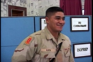 Tongan Marines: Sgt. Maj. Fillmoehala, Pvt. Oliver Kata