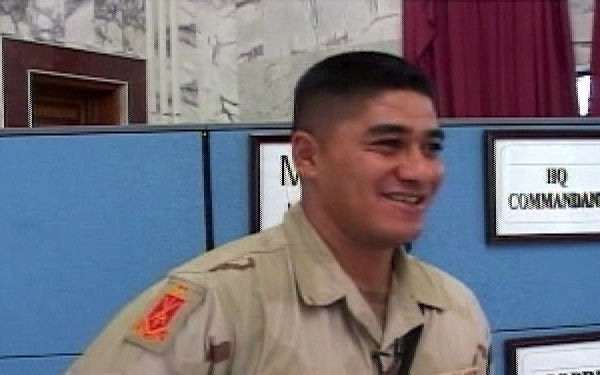 Tongan Marines: Sgt. Maj. Fillmoehala, Pvt. Oliver Kata