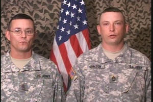 1st Sgt. Cato, Sgt. 1st Class Thomason