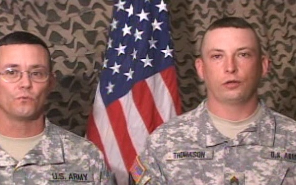 1st Sgt. Cato, Sgt. 1st Class Thomason