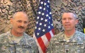 Col. Griese, Command Sgt. Maj. Dorner