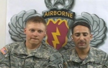 Sgt. Hohmann, Spc. Leutenberg