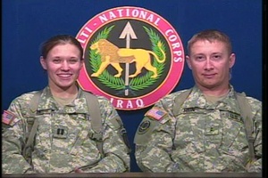 Capt. Main and CW2 Main
