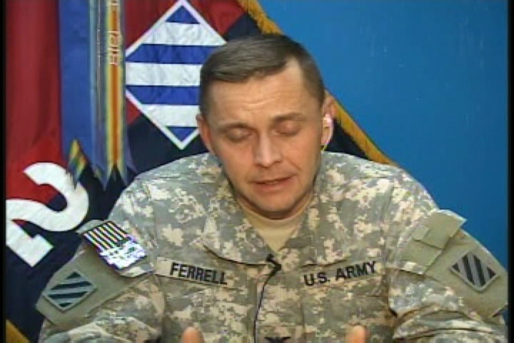DVIDS - Video - Col. Ferrell, Part 1
