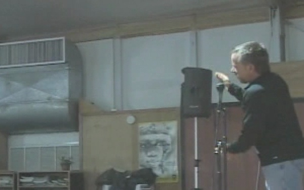 Comedians Entertain 4th ID Troops