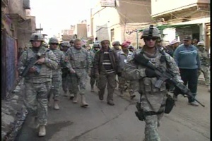 Gen. Hammond Visits Abu Awas Street