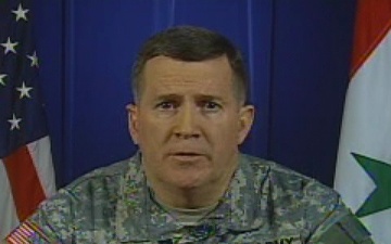 Maj. Gen. Bergner Briefing, Part 1