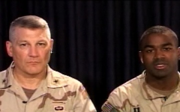 Brig. Gen. Ham and Capt. Robinson