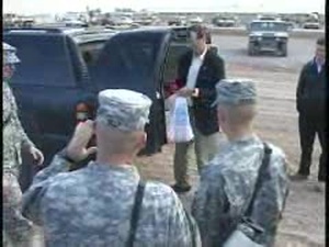 Codel Visits Soldiers