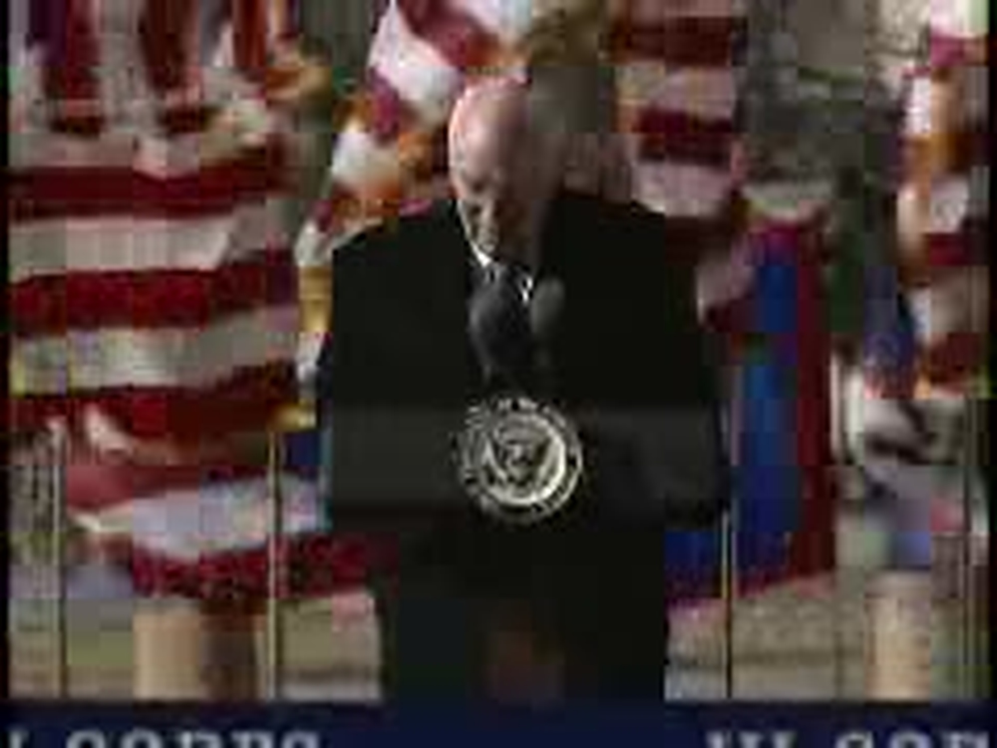 B-roll of Vice President Cheney attending a Casing Ceremony at Fort Hood, Texas. Scene include Soldiers marching, revealing unit colors and Vice President Cheney and Gen. Odierno speaking to those in attendance.