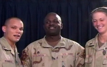 Sgt. Minnick, Staff Sgt. McClendon and Spc. Roeske