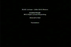 Little Girl's Return