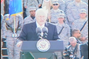 Vice President Cheney Speaks to LSA Anaconda - Part 1