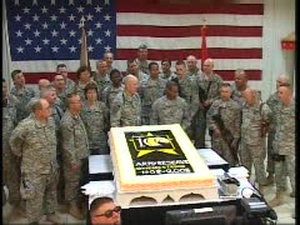 Army Reserve 100th Anniversary Message w/ Cake Pass