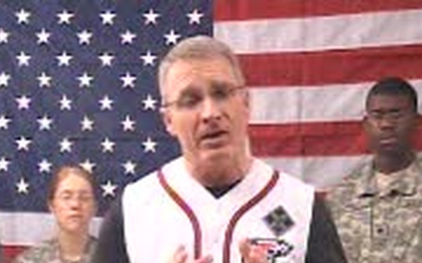 Live National Anthem with  4th ID Band