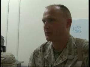 Gunnery Sgt. Oehler, Maj. Barnett