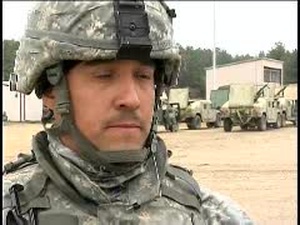 812th MP CO Army Reserves Train