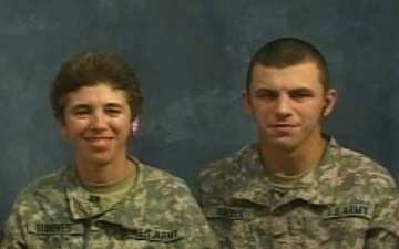 Staff Sgt. and Pfc. Quinnones