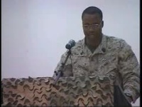 Corpsmen Celebrate 110th Birthday Aboard Camp Fallujah