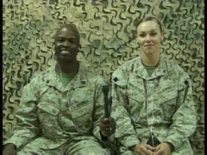 Cpl Melinda Cotton & SSgt Derrion White