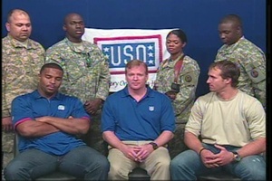 Interview with NFL Commisioner USO Tour