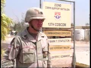 232nd Corps Bring Goods to Troops