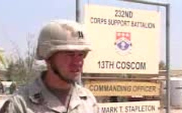 232nd Corps Bring Goods to Troops
